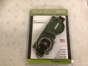 Tritium Lensatic Compass, Glass is Cracked, E-Commerce Return