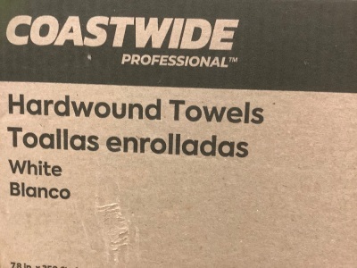 Box of Coastwide Hardwound Towels, Appears New