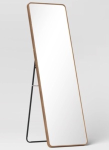 18" x 60" Metal Aluminum Cheval Floor Mirror