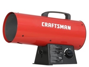 Lot of (3) Craftsman 60000-BTU Outdoor Portable Forced Air, Propane Heater. E-Commerce Return. Condition Unknown. 