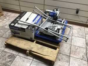 Lot of KOBALT Tile Saws. E-Commerce Return. Used/Condition Unknown. SEE PICS. 