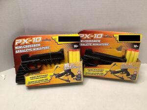 Lot of (2) PX-10 Mini Crossbow Toy, Appears New