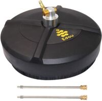 EDOU 15-Inch Pressure Washer Surface Cleaner with 2 Pressure Washer Extension Wand Attachments, 4000 PSI - Appears New