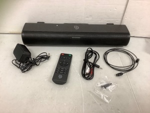 Tapio Soundbar, Powers Up, Appears New