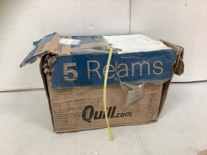 Box of 3 Reams Quill 8.5x11 Copy Paper, E-Comm Return