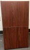 Wooden 2 Drawer Filing Cabinet, Missing Top Piece, E-Commerce Return