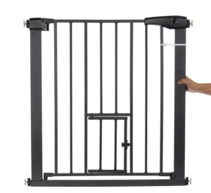 KingSo Safety Gate w/ Small Pet Door, E-Commerce Return