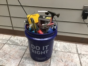 Bucket of Tools from Major Home Improvement Store. Various Brands & Tool Types. SEE PICS. E-Commerce. Appear New. 