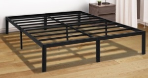 KingSo 14" Metal Platform Queen Bed Frame, Appears new