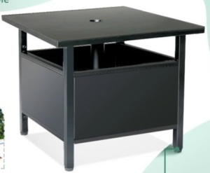 Tooca Umbrella Side Table, Appears New