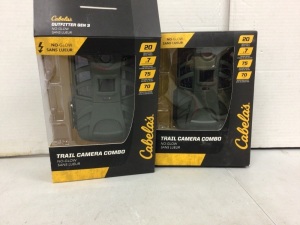 Lot of (2) Assorted Trail Cams, E-Comm Return