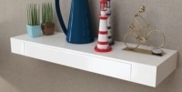 vidaXL Floating Wall Shelf&nbsp;with Drawer, Appears new, Retail 179.99