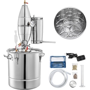 Wine Boiler Water Distiller, 18gallon, 70L Moonshine Still For Wine Maker. Appears New. 