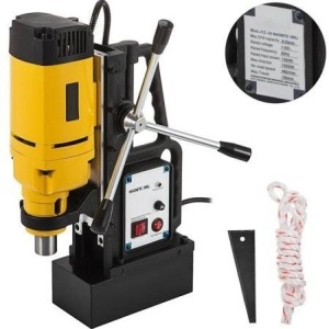 Vevor 1350w Magnetic Drill Press 1 inch Boring & 3372 LBS Magnet Force Tapping. Appears New. 