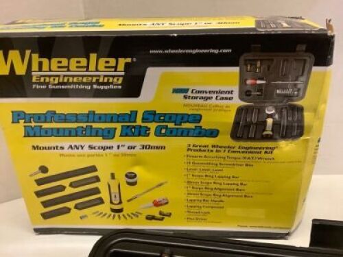 Wheeler Engineering Professional Scope Mounting Kit Combo, Ecommerce Return, Clip Broken