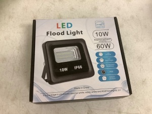 LED Floodlight, Powers Up, Appears New