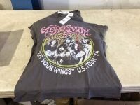 Case of (6) Women's Aerosmith Short Sleeve Graphic T-Shirt, X-Small