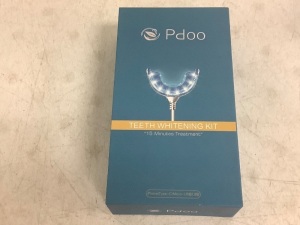 Pdoo Teeth Whitening Kit, Powers Up, E-Commerce Return