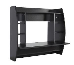 Wall Mounted Floating Desk with Storage