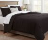 Washed Cotton Sateen Comforter & Sham Set, King