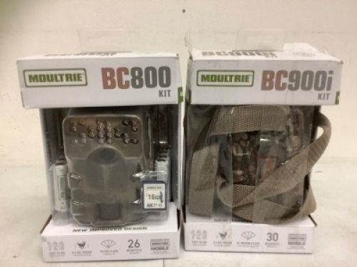 Lot of (2) Moultrie Trail Cameras, Untested, E-Commerce Return