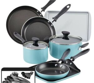 Farberware Reliance 19pc Aluminum Nonstick Cookware Set with Prestige Tools