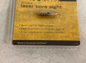 40 S & W Laser Bore Sight, Appears New