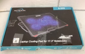 Aicheson Laptop Cooling Pad, No Cord, E-Commerce Return