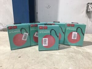 Lot of (5) Portable Wireless Speakers