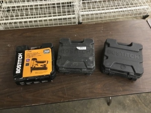 Lot of (3) Bostitch Staplers. E-Commerce Return. (2) Appear Used & (1) Appears New. Untested.&nbsp;