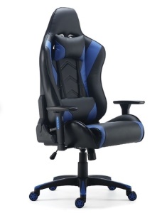 Staples Emerge Vartan Bonded Leather Gaming Chair, Appears New, Retail 319.99