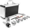 WEN LA0009 9-Piece MT2 Wood Lathe Drive and Live Center Kit with Aluminum Case