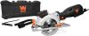 WEN 3625 5-Amp 4-1/2-Inch Beveling Compact Circular Saw with Laser and Carrying Case