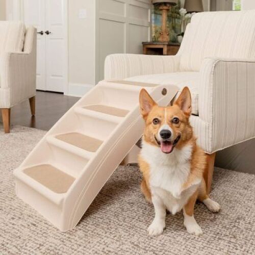 Foldable Pet Stairs for Dogs and Cats, Unkown Size - Appears New