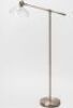 Crosby Glass Shade Brass Floor Lamp