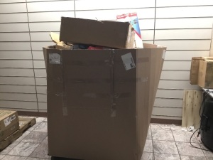 Pallet of Big-Box Hardware Store Salvage/Returns. May Contain Items Broken or Incomplete for Parts/Repair. SEE PICS. 