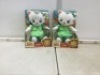 Lot of (2)&nbsp;Daniel Tiger's Neighborhood Friend Katerina Kittycat Plush, 12 inches&nbsp;&nbsp;