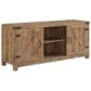 Walker Edison 58" Barn Door TV Stand with Side Doors in Barnwood&nbsp;
