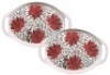 (4) 2-Packs of&nbsp;Christmas Holiday Poinsettia Food &&nbsp;Drink Party Serving Trays. Appear New.