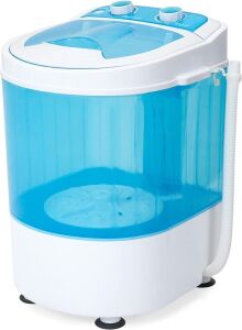 Portable Mini Washing Machine w/Drainage Tube, 6.6lb Capacity