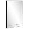 Rectangular Decorative Frameless Wall Mirror