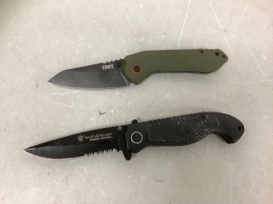 Lot of (2) Folding Knives, E-Commerce Return