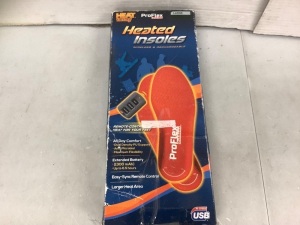 Heated Insoles, L, Missing Adapter & Remote, E-Commerce Return