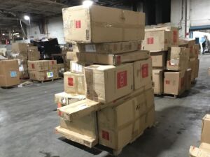 Pallet of BCP Mismatched A/B/C Boxes 