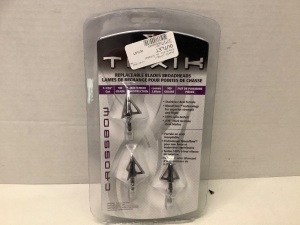 Toxik Replaceable Blades Broadheads, Appears New