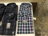 Lot of (8) New Van Heusen Men's Long Sleeve Dress Shirts, Size Large. 