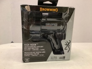 Browning, High Noon USB Rechargeable Spotlight, Powers on, E-commerce Return 