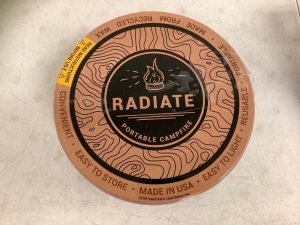 Radiate Portable Campfire, Appears new