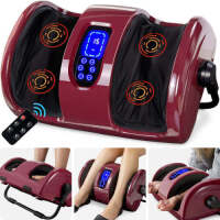 Reflexology Shiatsu Foot Massager w/High- Intensity Rollers, Remote Control