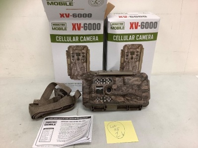 Lot of (2) Moultrie Trail Cameras, Untested, E-Commerce Return